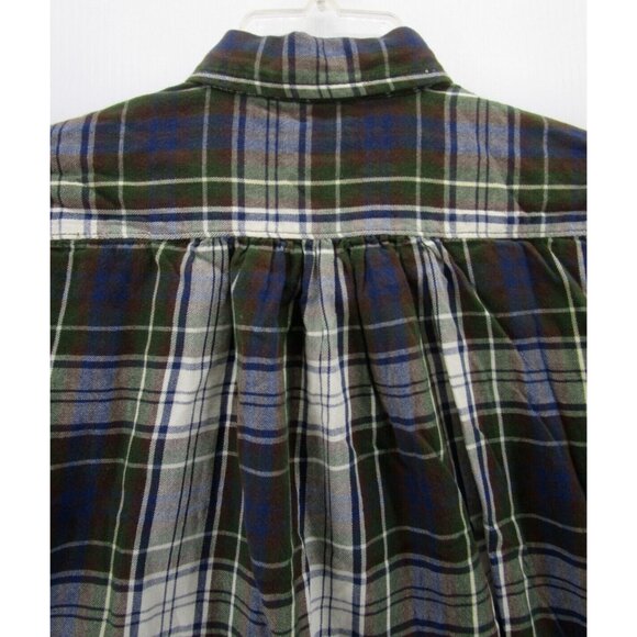 Ralph Lauren Denim & Supply Top Medium Flannel Shirt Plaid RL Utility - Picture 7 of 9